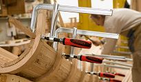 Ścisk śrubowy ślusarski stalowy 160x80mm GZ BESSEY GZ16-2K - 7
