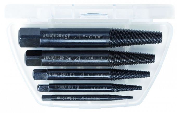 Zestaw wykrętaków M3-M45 do zerwanych śrub GEDORE 6759700 8551-88