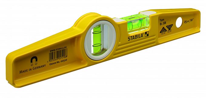 Poziomica trapezowa z Magnesem Typ 81SM 25 cm z torbą na pasku Stabila 02511