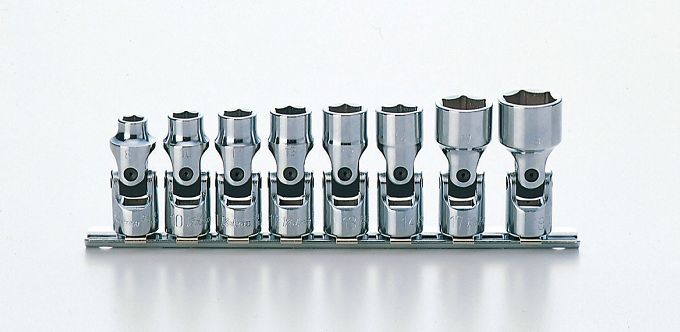 Zestaw nasadek 8mm-19mm sześciokątnych łamanych KOKEN