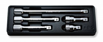 Zestaw przedłużek 1/2" radełkowanych 50mm-250mm KOKEN