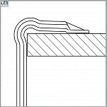 Ścisk śrubowy ślusarski 250x120mm OMEGA GMZ BESSEY GM25Z-2K - 5