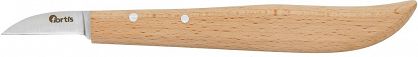Nóż do usuwania zadziorow/ nóż snycerski, z drewniana rękojeścią 140mm FORTIS 4317784728010