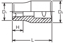 Nasadka E11 TORX KOKEN - 2
