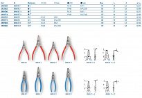 Szczypce segera zestaw do osadczych 10-60mm GEDORE 3108651 - 2