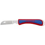 Zestaw ściągacz izolacji z kabli przewodów płaskich do 12 mm JOKARI 30140 + nóż monterski uniwersalny ze stali nierdzewnej 16 20 50 SB KNIPEX 145877 - 12