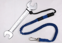 Elastyczna smycz z pętlą zaciskową, długość 800-1300mm, udźwig 3kg KING TONY 79A22-30 - 3