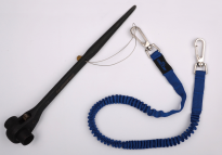 Elastyczna smycz z pętlą zaciskową, długość 800-1300mm, udźwig 3kg KING TONY 79A22-30 - 5