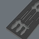 Wkładka piankowa do wkrętaków do pobijania Kraftform Seria 900 Set 2 98113, bez narzędzi, 172 x 30 x 392 mm WERA 05137171001 - 3