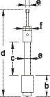 Hydrauliczne wrzeciono ciśnieniowe 1/2