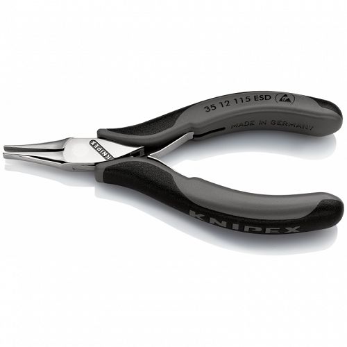 Szczypce chwytające ESD dla elektroników KNIPEX 35 12 115 ESD