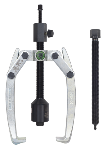 Ściągacz 2-ramienny uniwersalny z długim wrzecionem hydraulicznym KUKKO 41-5-B