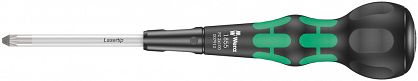 Wkrętak do śrub z gniazdem krzyżowym z rękojeścią kulistą Kraftform Ball-Grip 1855 PZ, PZ 2 x 100 mm WERA 05007910001