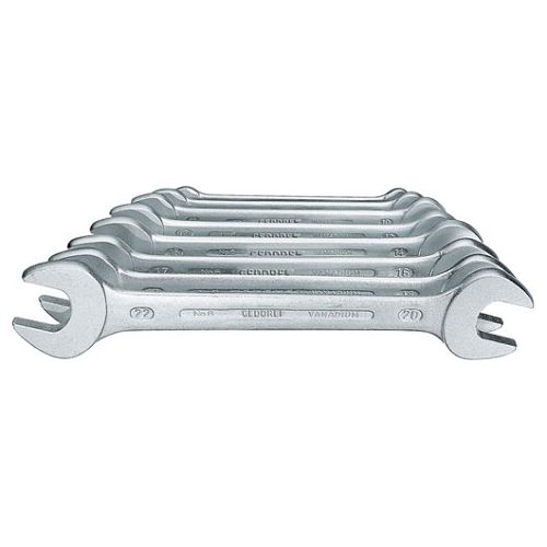 Klucze płaskie dwustronne zestaw 6 do 22mm GEDORE 6077380 