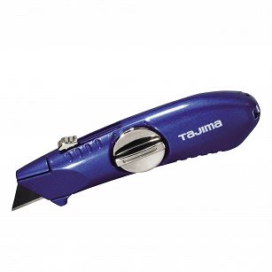 Nóż z ostrzem trapezowym 22mm z blokadą V-REX Retractable Blade TAJIMA