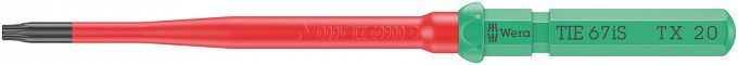 Wymienny trzpień izolowany VDE 67 iS TORX 20 WERA 05006541001