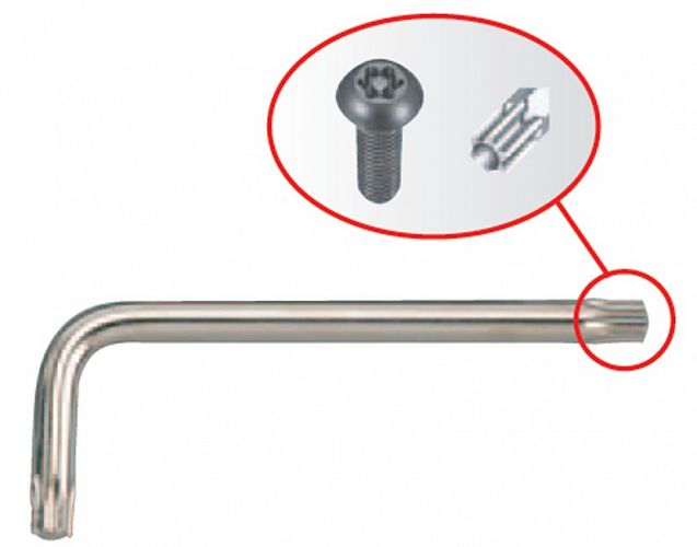 Imbus torx z otworem T45 x 107mm KING TONY 114745R