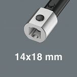 Samonastawny klucz płaski 7880 Joker 16-19 mm z mocowaniem 9x12mm WERA 05020171001 - 3
