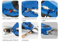 Nożyczki do kabli i przewodów 170mm KING TONY 6AB14-65  - 3