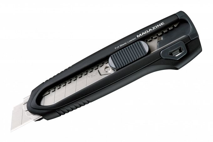 Nóż z automatyczną blokadą z łamanym ostrzem 18mm TAJIMA LCM500BK-EUR