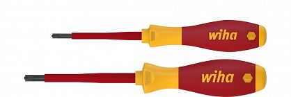 Zestaw śrubokręt wkrętaków SoftFinish electric PlusMinus/Pozidriv 2-cz. w opakowaniu blistrowym. 32282 WIHA