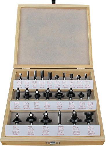 Zestaw frezow w kasecie HW 24szt FORTIS 4317784769075