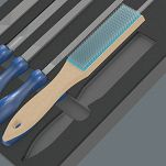 Wkładka piankowa z pilnikami PFERD, Set 1, 6 część 9783  WERA 05150183001 - 3