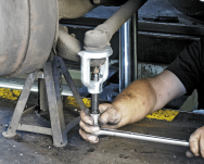 Ściągacz przegubów kulowych KUKKO 128-5 - 2