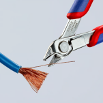 Zestaw szczypce do precyzyjnego cięcia Super Knips 78 13 125 + kabura 78 09 LE KNIPEX 145520 - 3