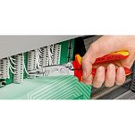 Zestaw dla elektryka, szczypce izolowane 13 96 200 6W1 + nóż do ściągania izolacji ze stopką 98 55 KNIPEX 145444 - 8