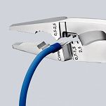 Zestaw dla elektryka, szczypce izolowane 13 96 200 6W1 + nóż do ściągania izolacji ze stopką 98 55 KNIPEX 145444 - 9