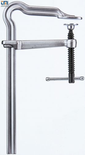 Ścisk śrubowy ślusarski 250/120mm OMEGA GMZ z pokrętłem BESSEY GM25ZK