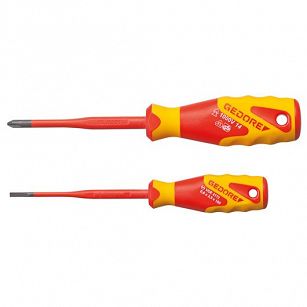 Wkrętaki śrubokręty izolowane slim zestaw nr VDE 2162-2172 PH-02 GEDORE 2928736