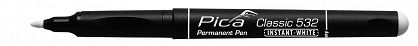 Marker permanentny okrągły biały 1-2mm 532/52 PICA 532/52