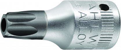 Nasadka 1/4"Wkrętak.T20 z otw.prowadz., krótka 44 KTXB T 20  1/4  - MIT BOHRUNG STAHLWILLE 01351020