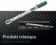 Zestaw montażowy do kół 5-cz w walizce z kluczem dynamometrycznym 721QR/20 40-200 Nm z trwale wbud.grzech.QR 1/2