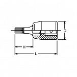 Nasadka M8 trzpieniowa XZN dwunastokątna KOKEN - 2