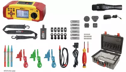 Tester instalacji MFT w walizce L-CASE WIHA 47216