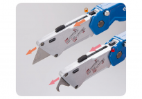 Nóż składany z wymiennymi ostrzami 171mm KING TONY 7945-07 - 2