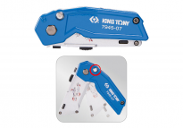 Nóż składany z wymiennymi ostrzami 171mm KING TONY 7945-07 - 3