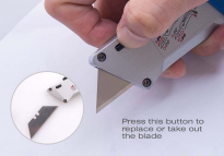 Nóż składany z wymiennymi ostrzami 171mm KING TONY 7945-07 - 5