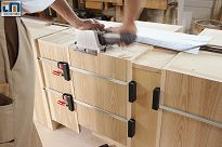 Ścisk stolarski 160/80 mm pełnopowierzchniowy lekki 