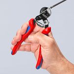 Nożyce do cięcia lin i kabli 2mm, 160mm KNIPEX 95 62 160 TC - 4