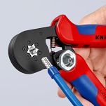 Zestaw szczypce do zaciskania tulejek w sześciokąt do 16 mm² 97 53 14 + szczypce automatyczne do Ściągania Izolacji 0,2 - 6,0 mm 12 62 180 KNIPEX 146223 - 15
