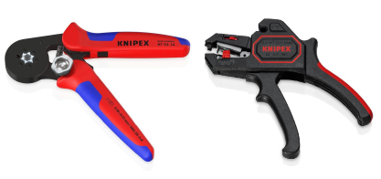 Zestaw szczypce do zaciskania tulejek w sześciokąt do 16 mm² 97 53 14 + szczypce automatyczne do Ściągania Izolacji 0,2 - 6,0 mm 12 62 180 KNIPEX 146223