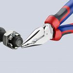 Kombinerki Szczypce uniwersalne z ostro zakończonymi szczękami 08 25 185 - 6