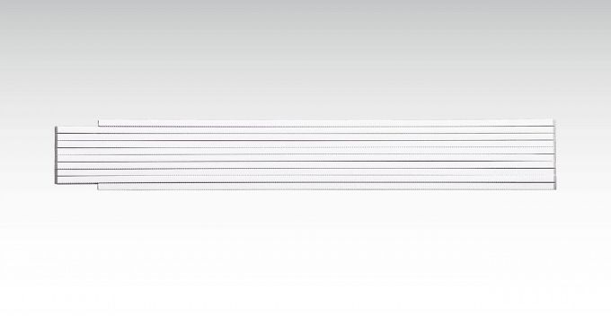 Miara składana drewniana 2m biało-żółta TYP 400 STABILA 14555