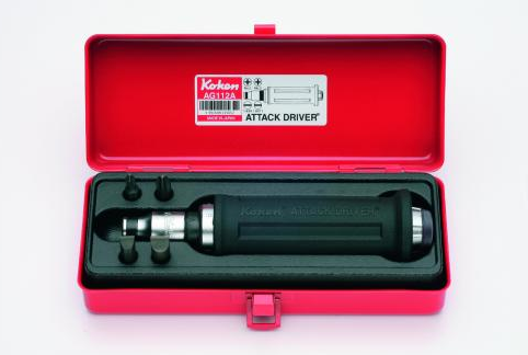 Zestaw wkrętak udarowy ręczny +bity 3/8