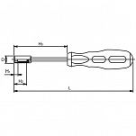 Wkrętak nasadowy 4,5mm KOKEN - 2