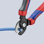 Nożyce do Czystego Cięcia Kabli Cu i Al KNIPEX 95 12 165 - 5
